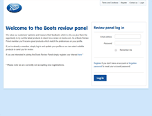 Tablet Screenshot of bootsreviewpanel.com
